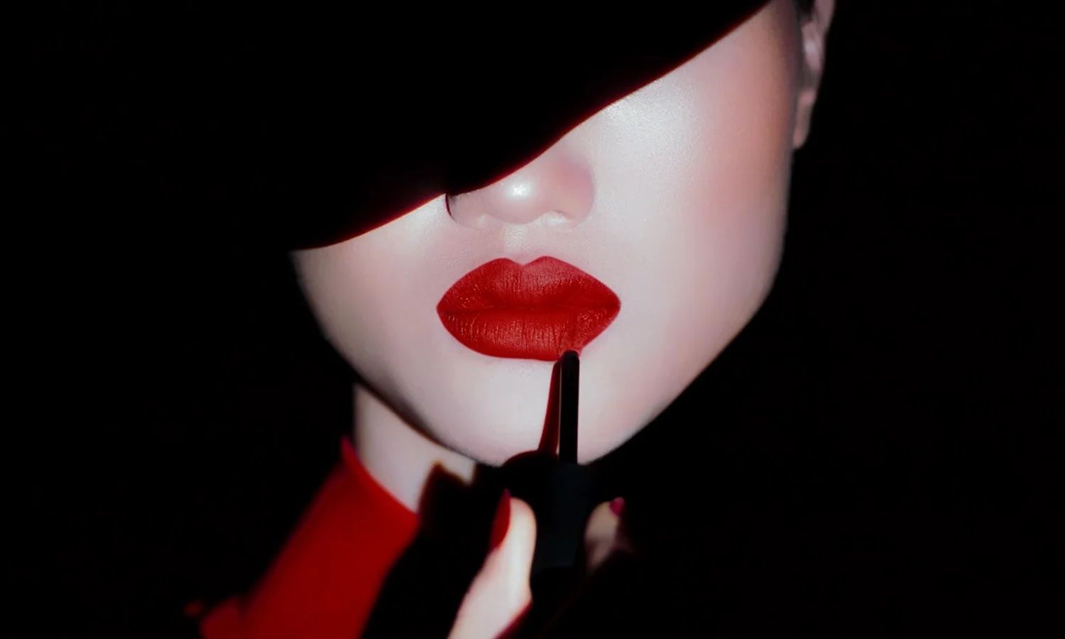 Lippen-rot-Mund-schwarz-mondän-beauty-lippenmakeup-cultureandcream-blogpost